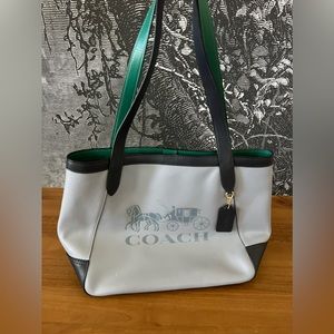 Coach Leather Tote Bag